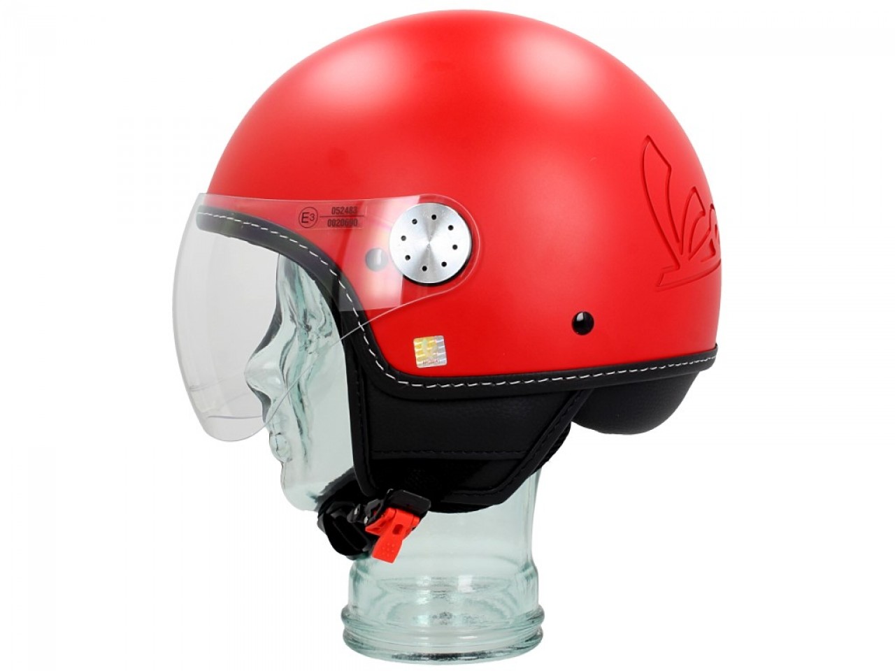 Vespa Jethelm Visor 3.0 rot profondo