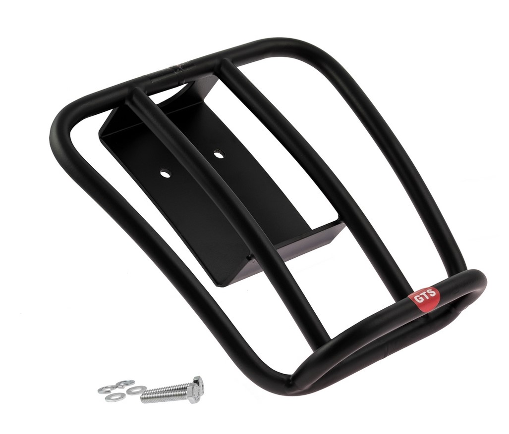 Gepäckträger hinten 70's für Vespa GTS/​GTV/GT 125-300ccm 4T LC, schwarz matt