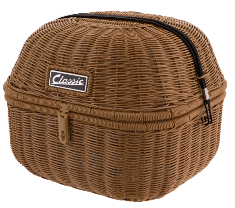 Gepäckkorb Classic für Vespa, braun