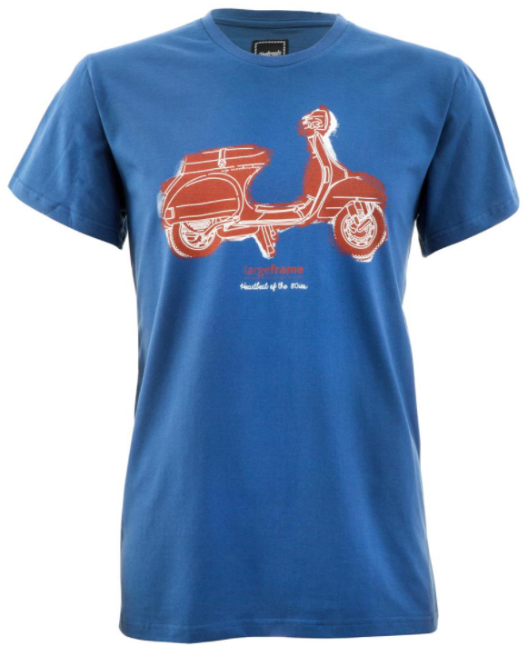 T-Shirt "PX - Heartbeat of the 80's", Herren blau