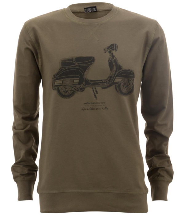 Sweatshirt "Life is better on a Rally", Herren olivgrün