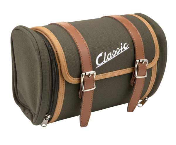 Tasche "Classic" Gepäckträger/Soziushaltebügel Heck für Vespa, Canvas, olive
