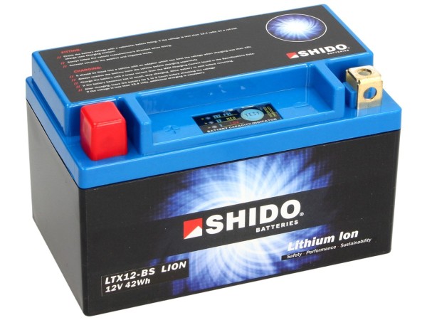 Shido Batterie LTX12-BS, 12 V, 4 A, Lithium Ion, 150x87x130 mm
